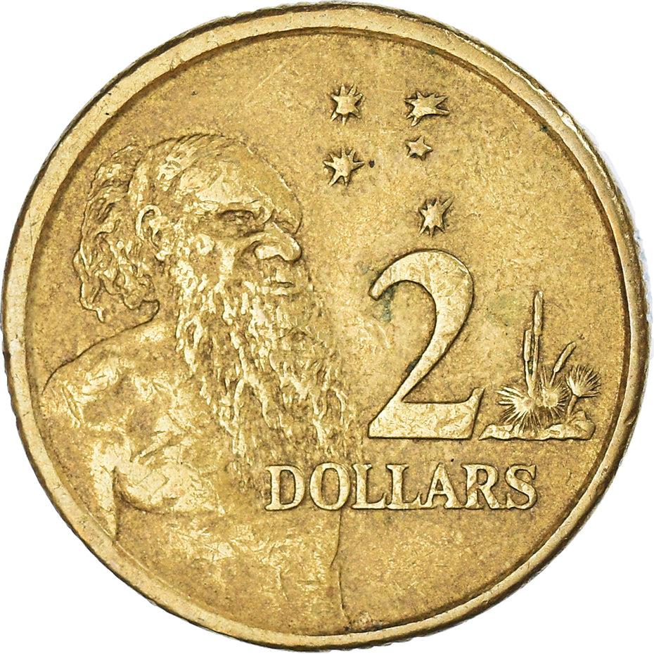 Australia Coin | 2 Dollars | Elizabeth II | Aboriginal Elder | KM406 | 1999 - 2019