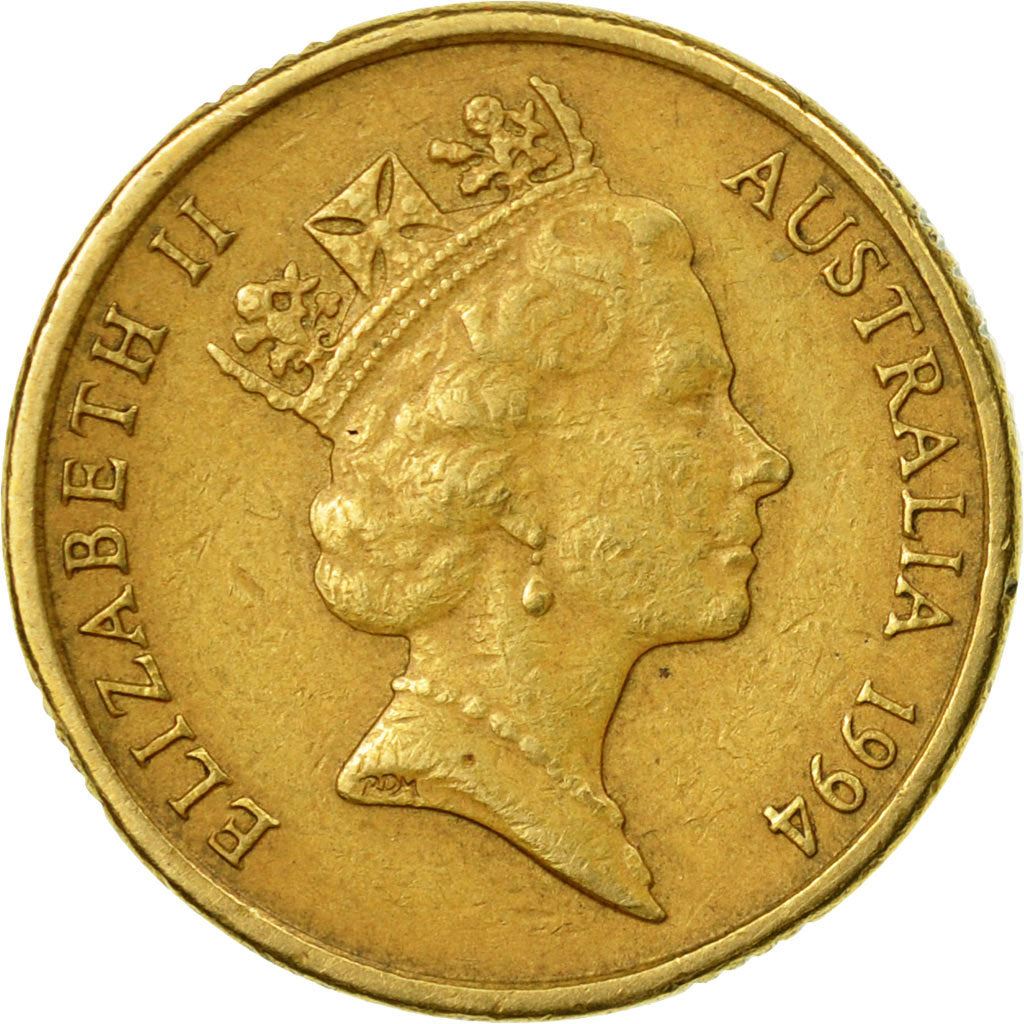 Australia Coin | 2 Dollars | Elizabeth II | Aboriginal man | KM101 | 1988 - 1998