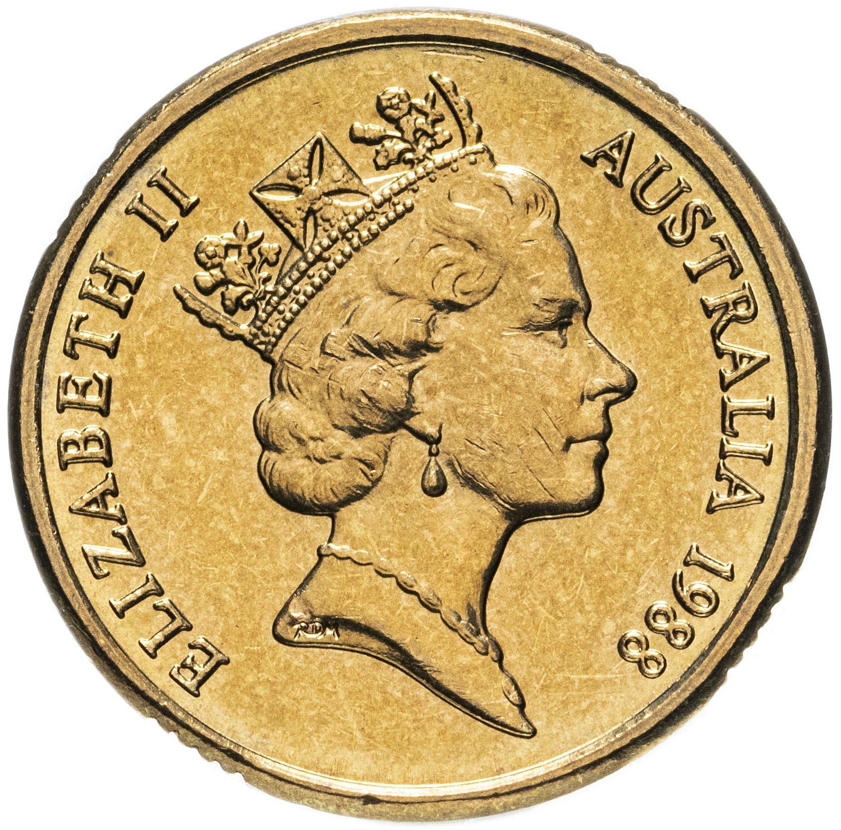 Australia Coin | 2 Dollars | Elizabeth II | Aboriginal man | KM101 | 1988 - 1998