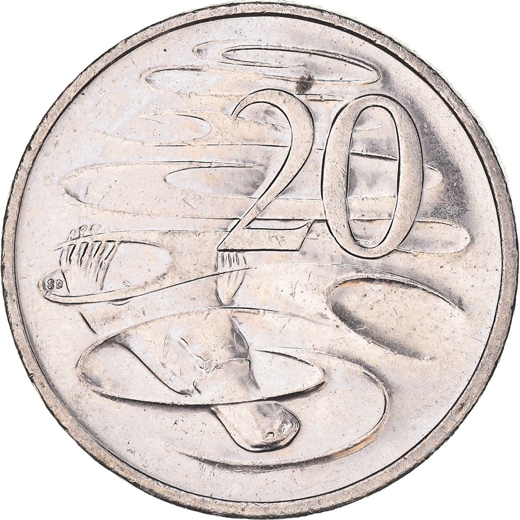 Australia Coin | 20 Cents | Elizabeth II | Platypus | KM403 | 1999 - 2019