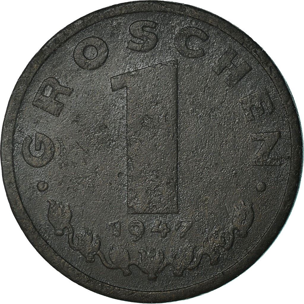 Austria 1 Groschen Coin | KM2873 | 1947