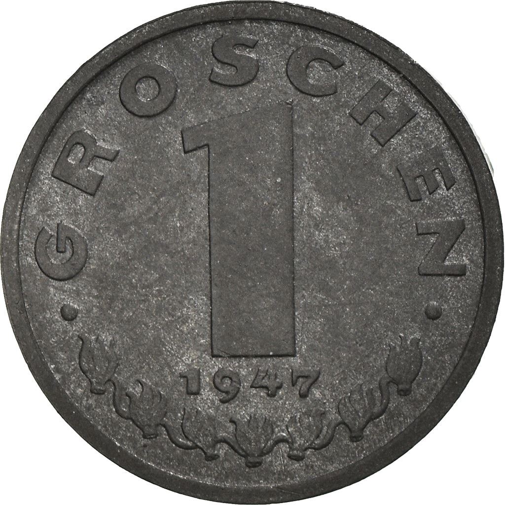 Austria 1 Groschen Coin | KM2873 | 1947