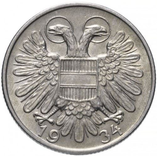 Austria 1 Schilling Coin | Grain | KM2851 | 1934 - 1935