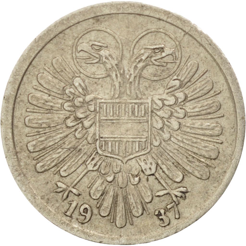 Austria 1 Schilling Coin | Grain | KM2851 | 1934 - 1935