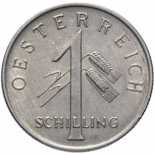 Austria 1 Schilling Coin | Grain | KM2851 | 1934 - 1935