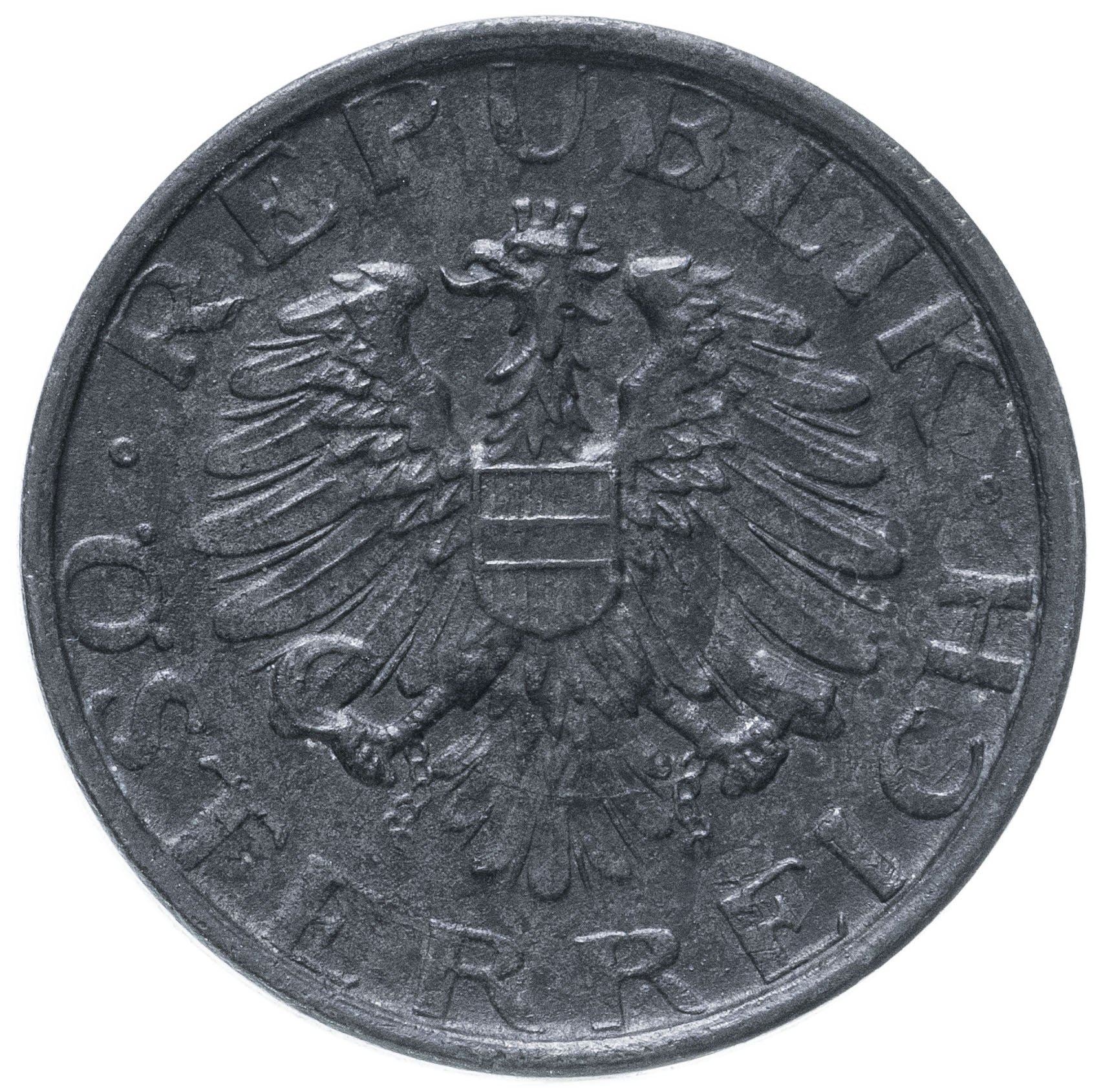 Austria 10 Groschen Coin | KM2874 | 1947 - 1949