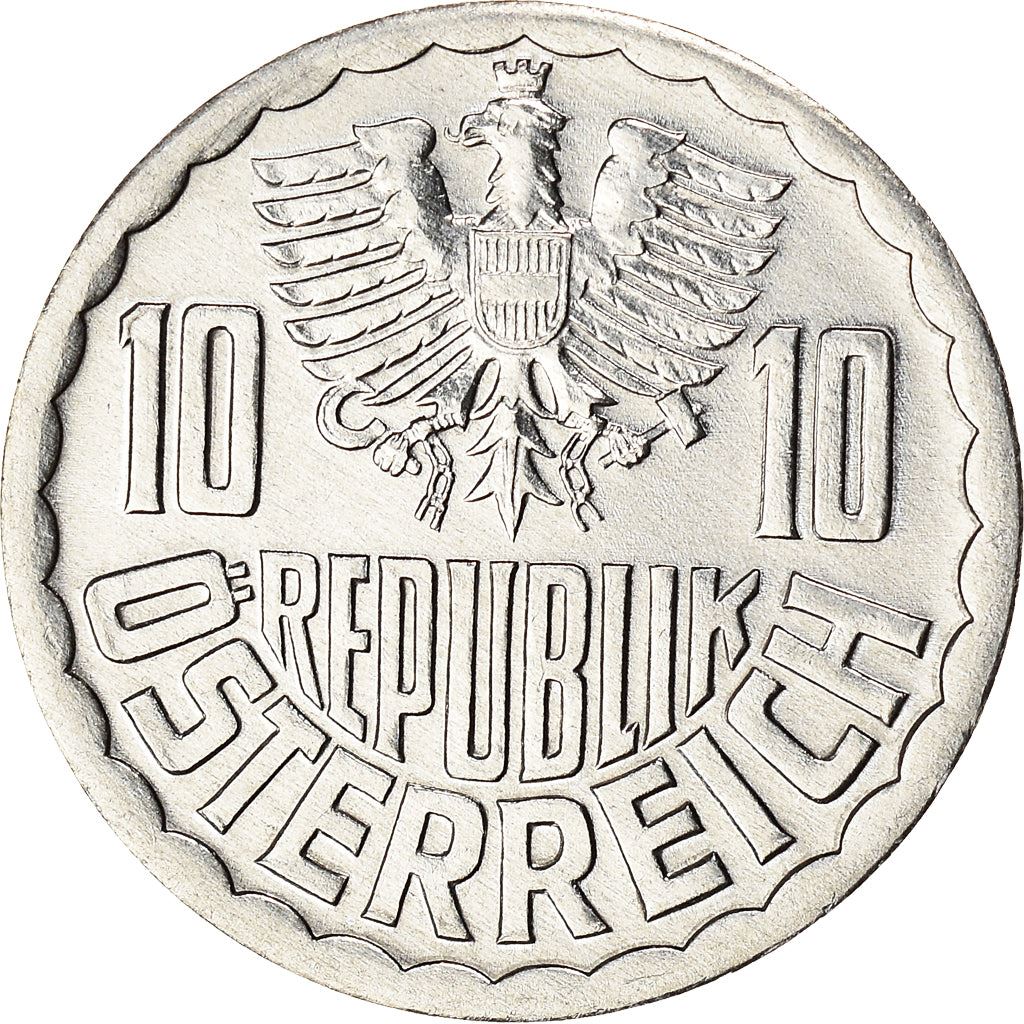 Austria 10 Groschen Coin | KM2878 | 1951 - 2001