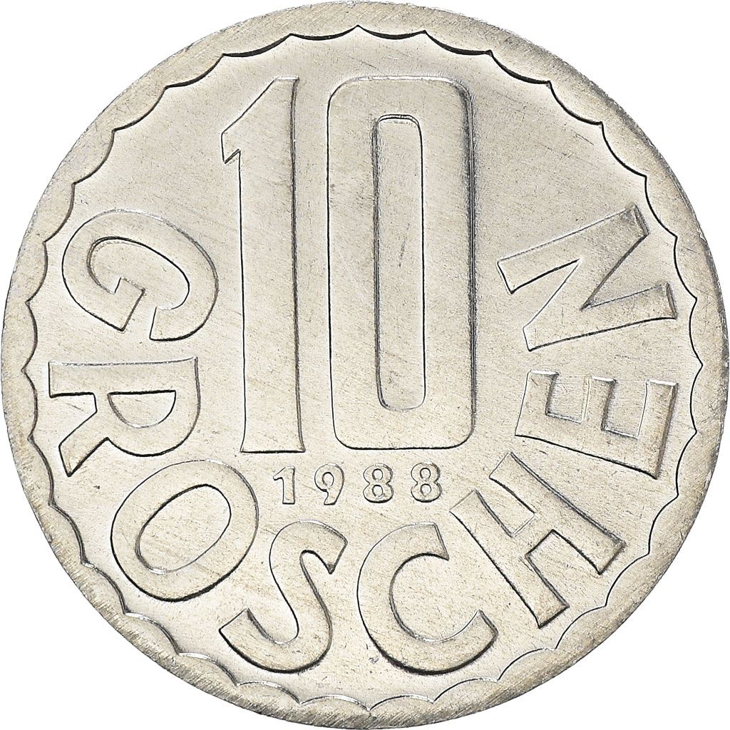 Austria 10 Groschen Coin | KM2878 | 1951 - 2001