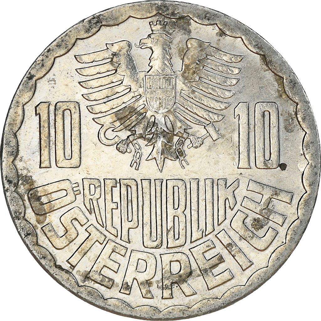 Austria 10 Groschen Coin | KM2878 | 1951 - 2001