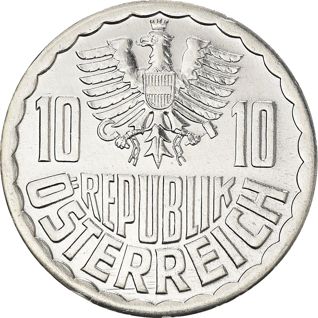 Austria 10 Groschen Coin | KM2878 | 1951 - 2001