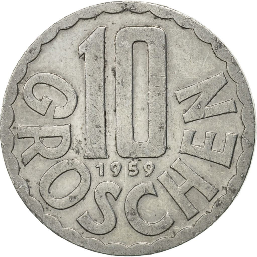 Austria 10 Groschen Coin | KM2878 | 1951 - 2001