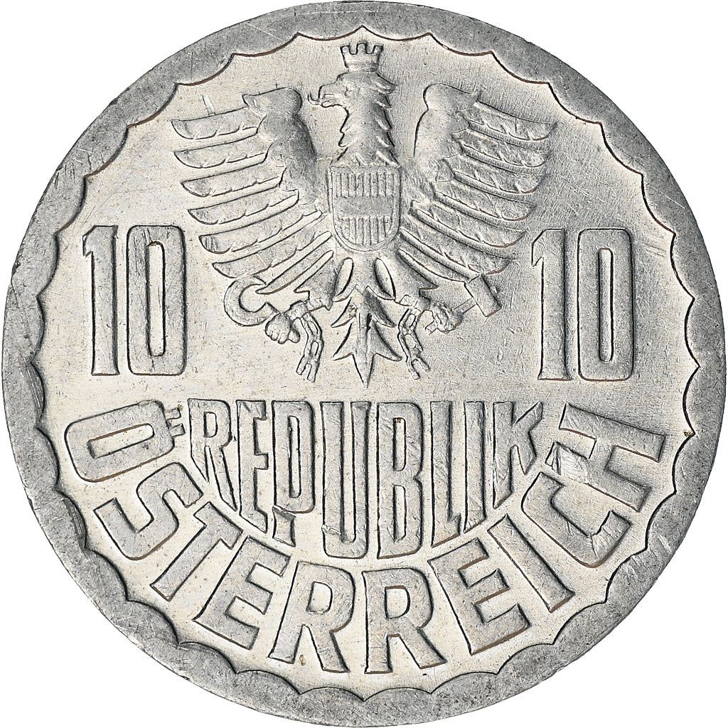 Austria 10 Groschen Coin | KM2878 | 1951 - 2001