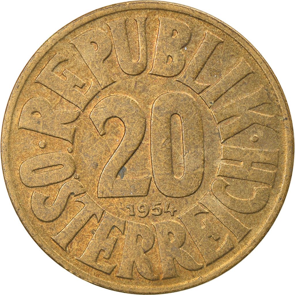 Austria | 20 Groschen Coin | KM2877 | 1950 - 1954