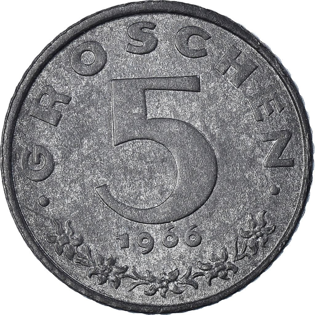 Austria 5 Groschen Coin | KM2875 | 1948 - 1994