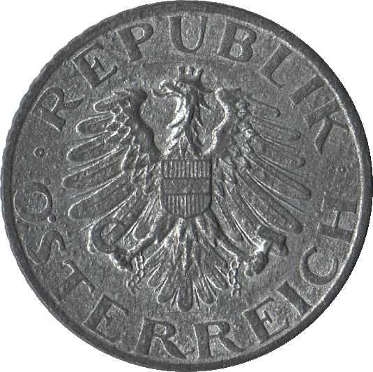 Austria 5 Groschen Coin | KM2875 | 1948 - 1994