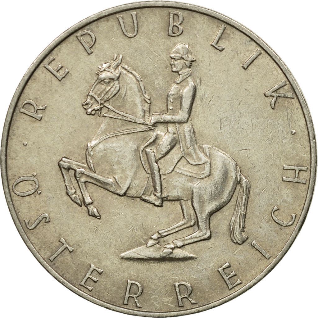 Austria 5 Schilling Coin | Lipizzaner Stallion | KM2889a | 1968 - 2001