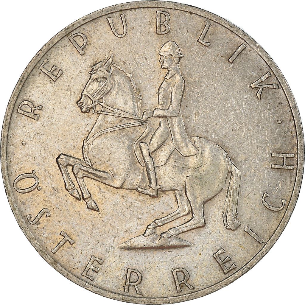 Austria 5 Schilling Coin | Lipizzaner Stallion | KM2889a | 1968 - 2001