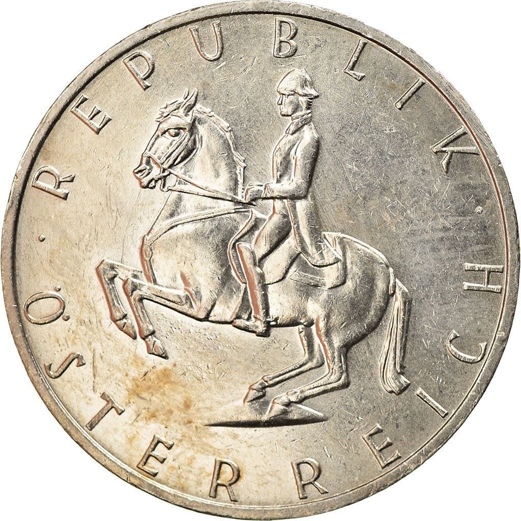 Austria 5 Schilling Coin | Lipizzaner Stallion | KM2889a | 1968 - 2001