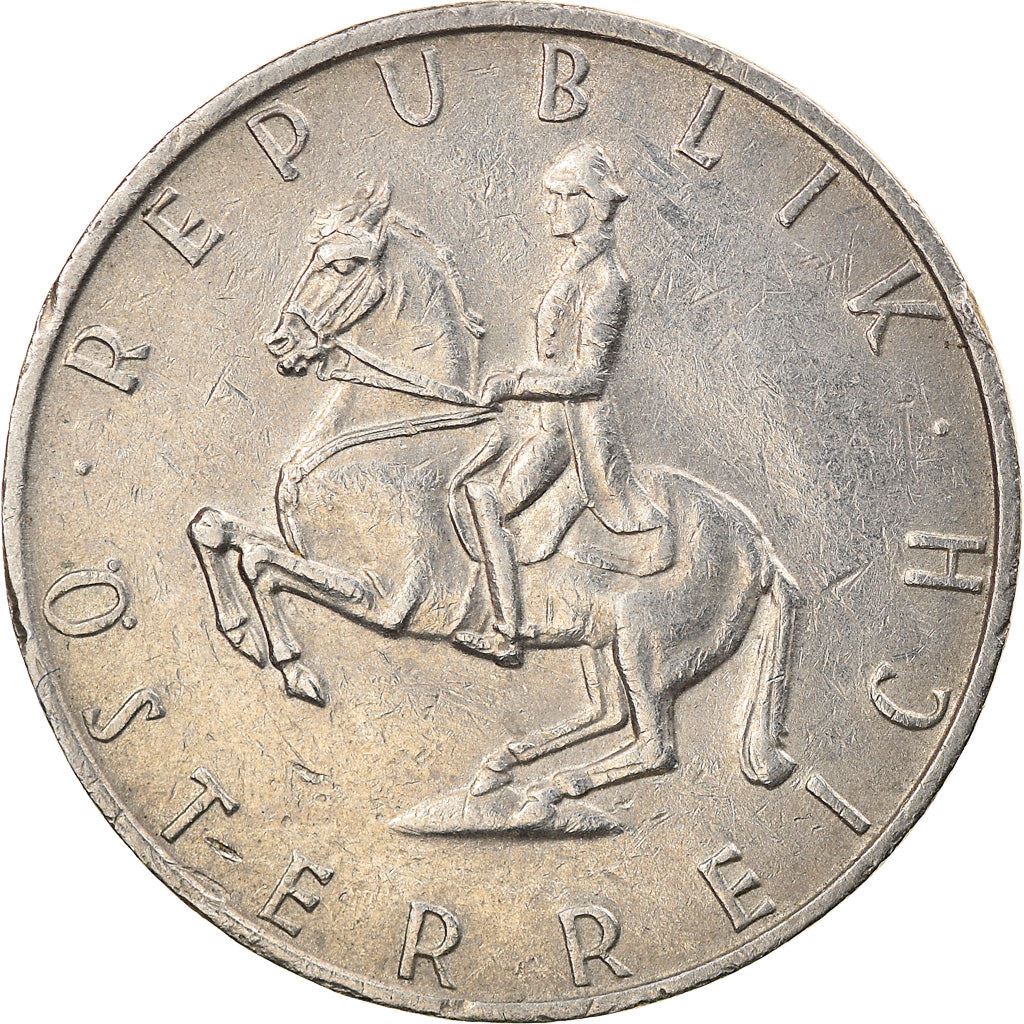 Austria 5 Schilling Coin | Lipizzaner Stallion | KM2889a | 1968 - 2001