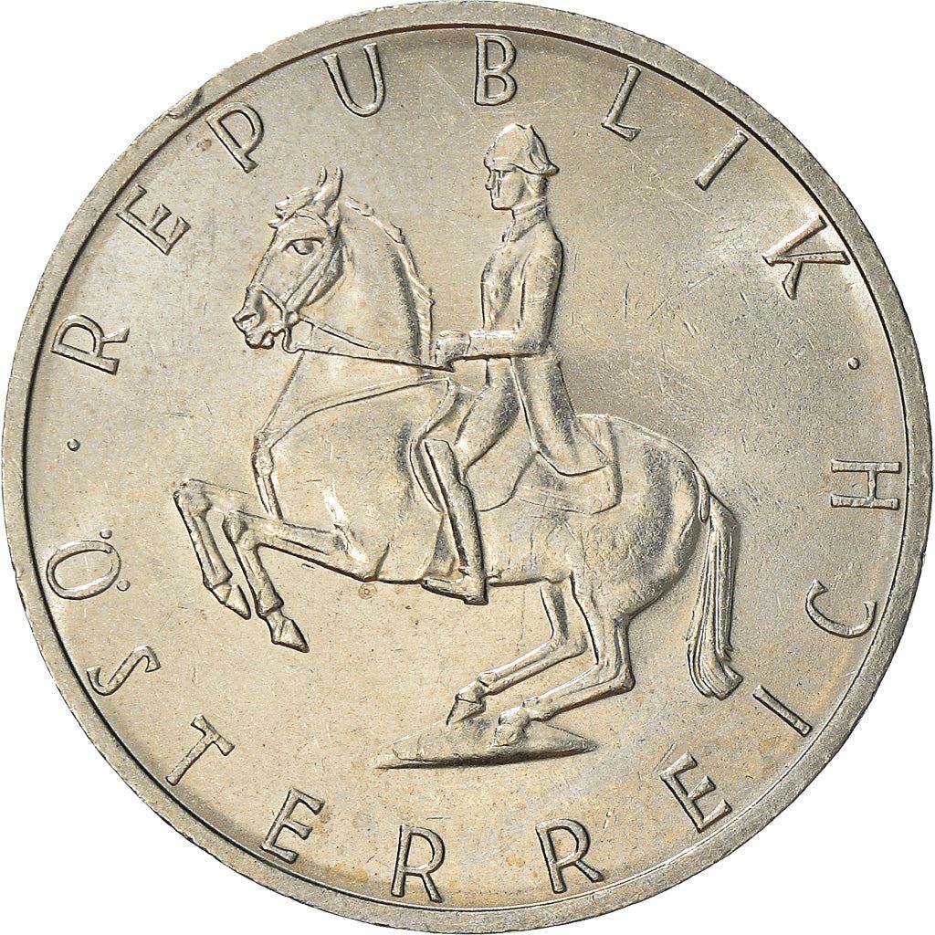 Austria 5 Schilling Coin | Lipizzaner Stallion | KM2889a | 1968 - 2001