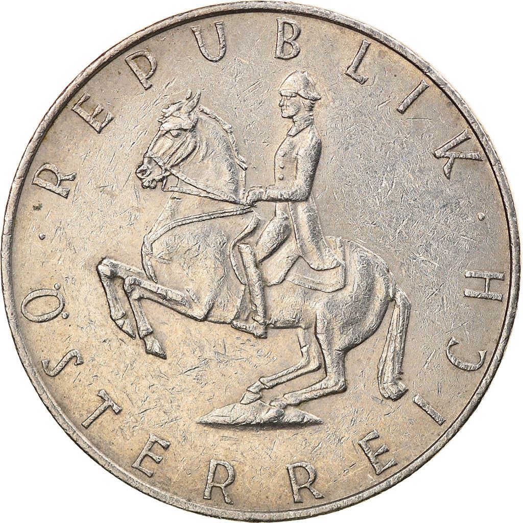 Austria 5 Schilling Coin | Lipizzaner Stallion | KM2889a | 1968 - 2001