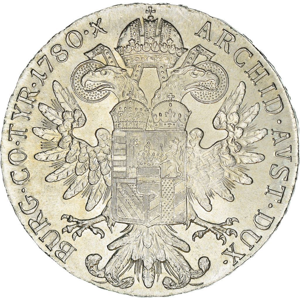 Austria Habsburg | 1 Thaler Coin | Maria Theresia | KM:T1 | 1780