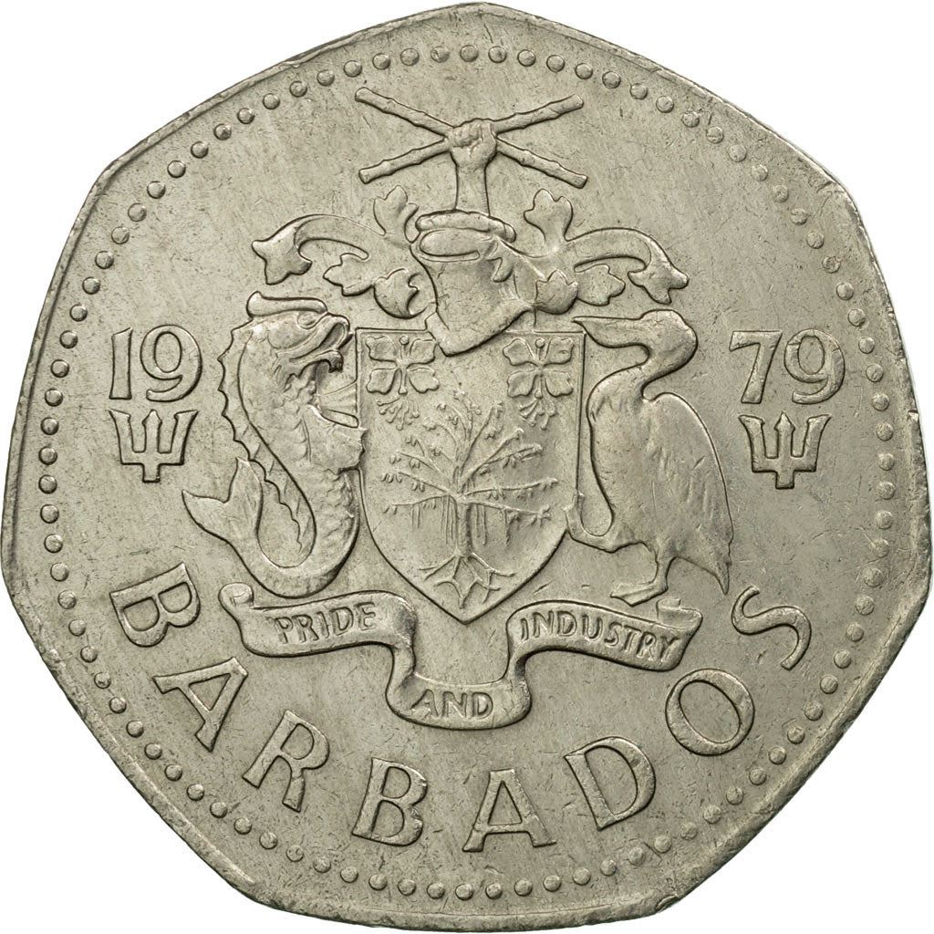 Barbados | 1 Dollar Coin | Flying fish | Km:14.1 | 1973 - 1986