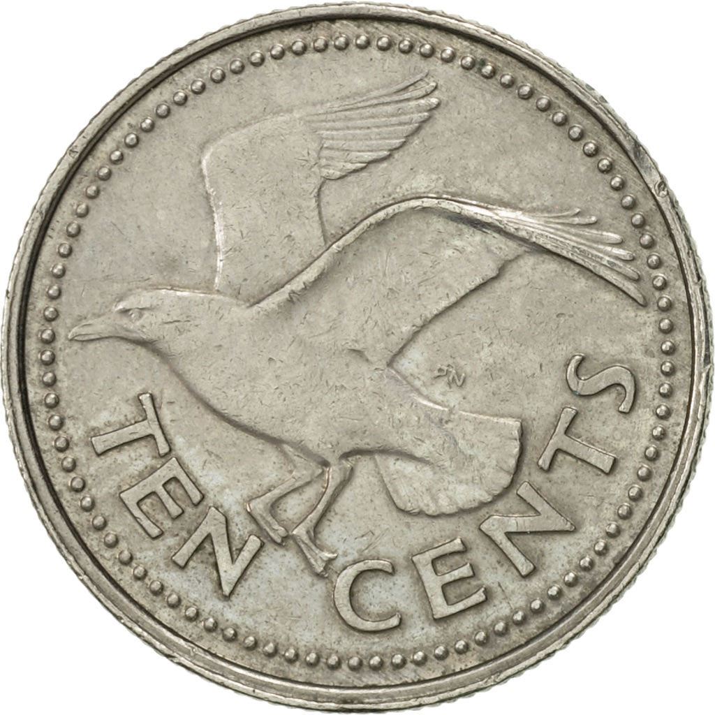 Barbados | 10 Cents Coin | Gull | Km:12 | 1973 - 2005