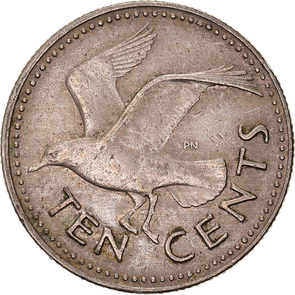 Barbados | 10 Cents Coin | Gull | Km:12 | 1973 - 2005