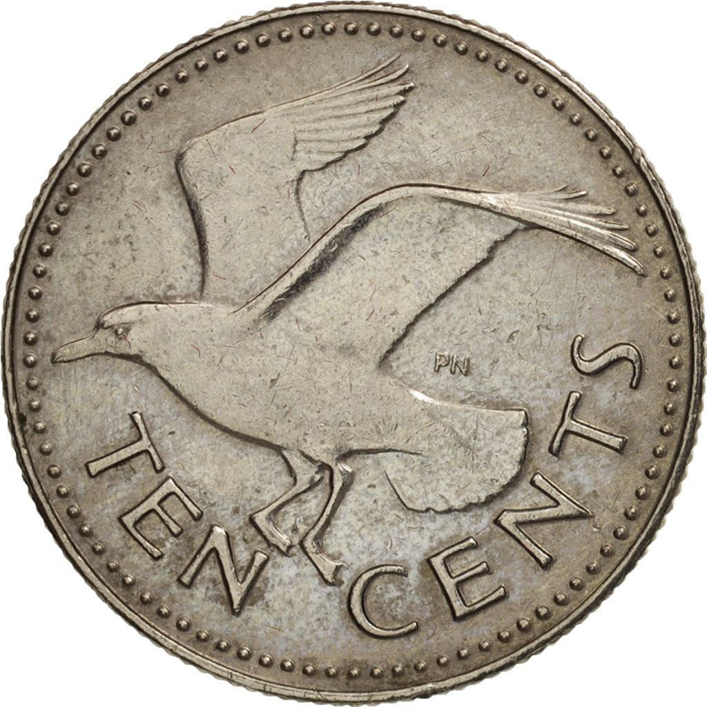 Barbados | 10 Cents Coin | Gull | Km:12 | 1973 - 2005