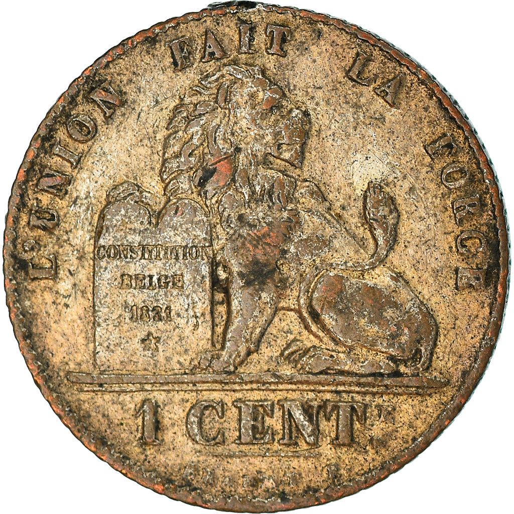 Belgian 1 Centime Coin | Albert I Belgique | Lion | Star | KM76 | 1912 - 1914