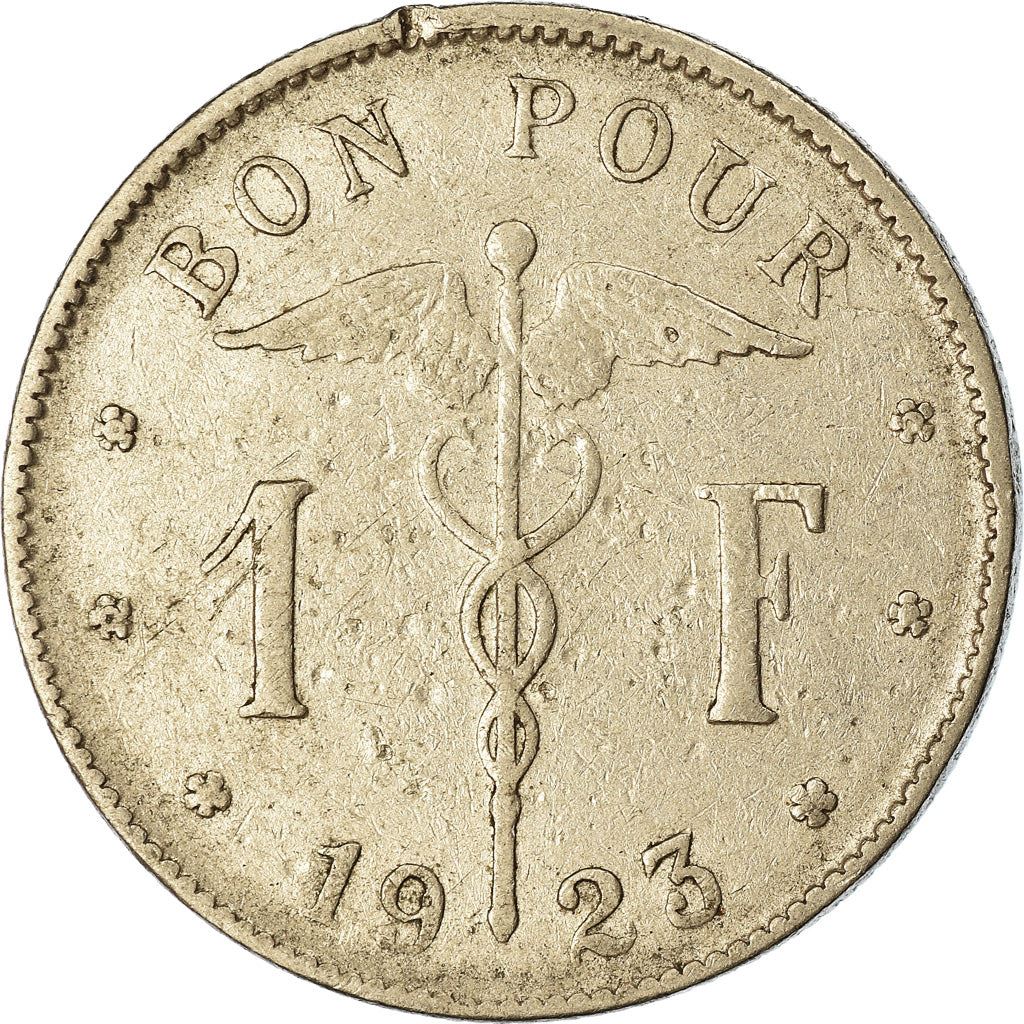 Belgian Coin 1 Franc - Albert I Belgique | Libertine | Sword | KM89 | 1922 - 1934