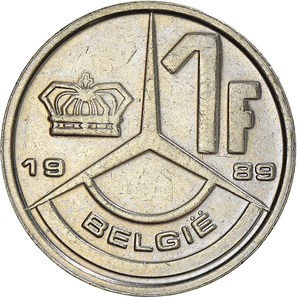 Belgian Coin 1 Franc - Baudouin I België | Star | KM171 | 1989 - 1993