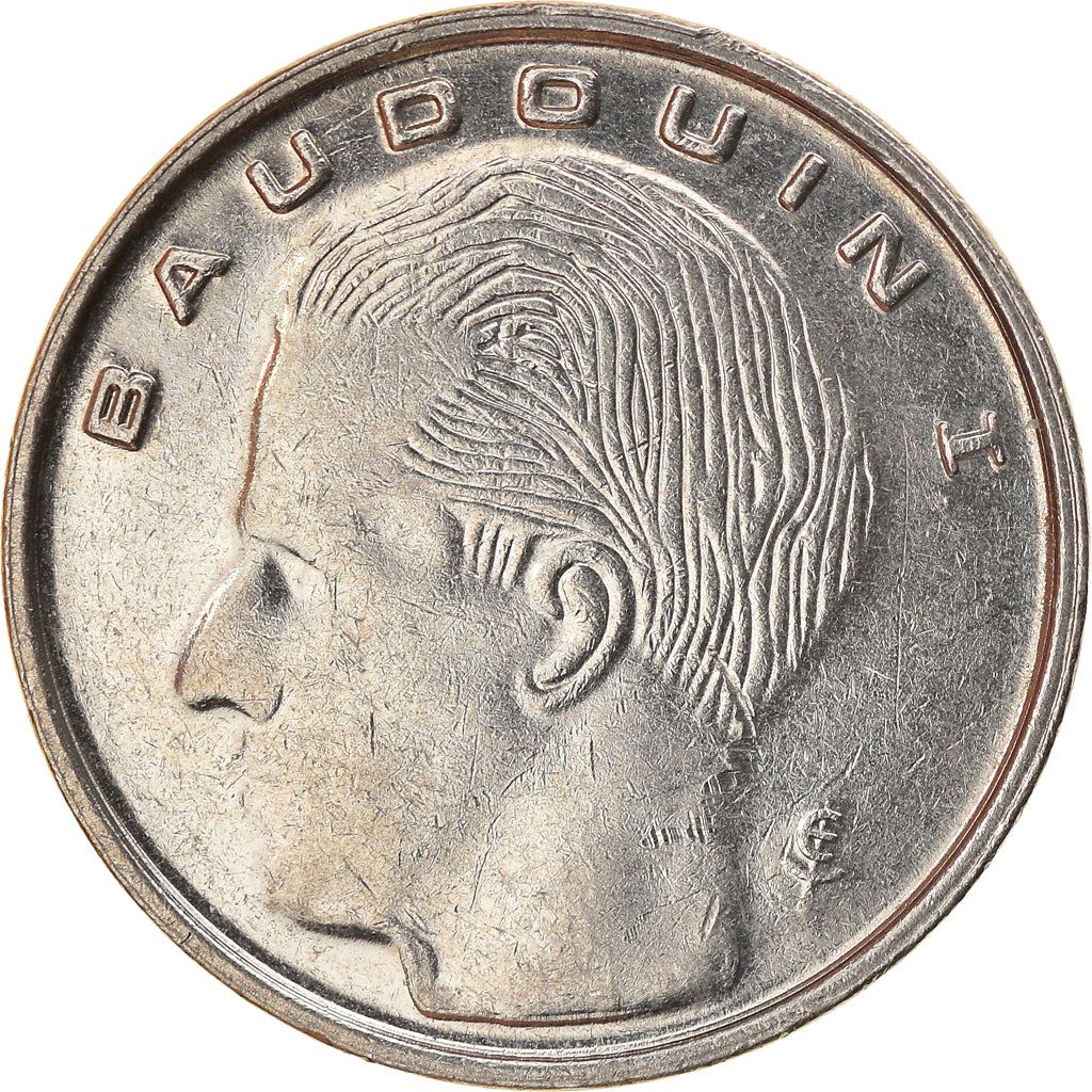 Belgian Coin 1 Franc - Baudouin I Belgique | Star | KM170 | 1989 - 1993