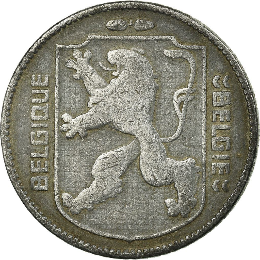 Belgian Coin 1 Franc - Léopold III BELGIQUE | Escutcheon | Lion | KM127 | 1941 - 1947