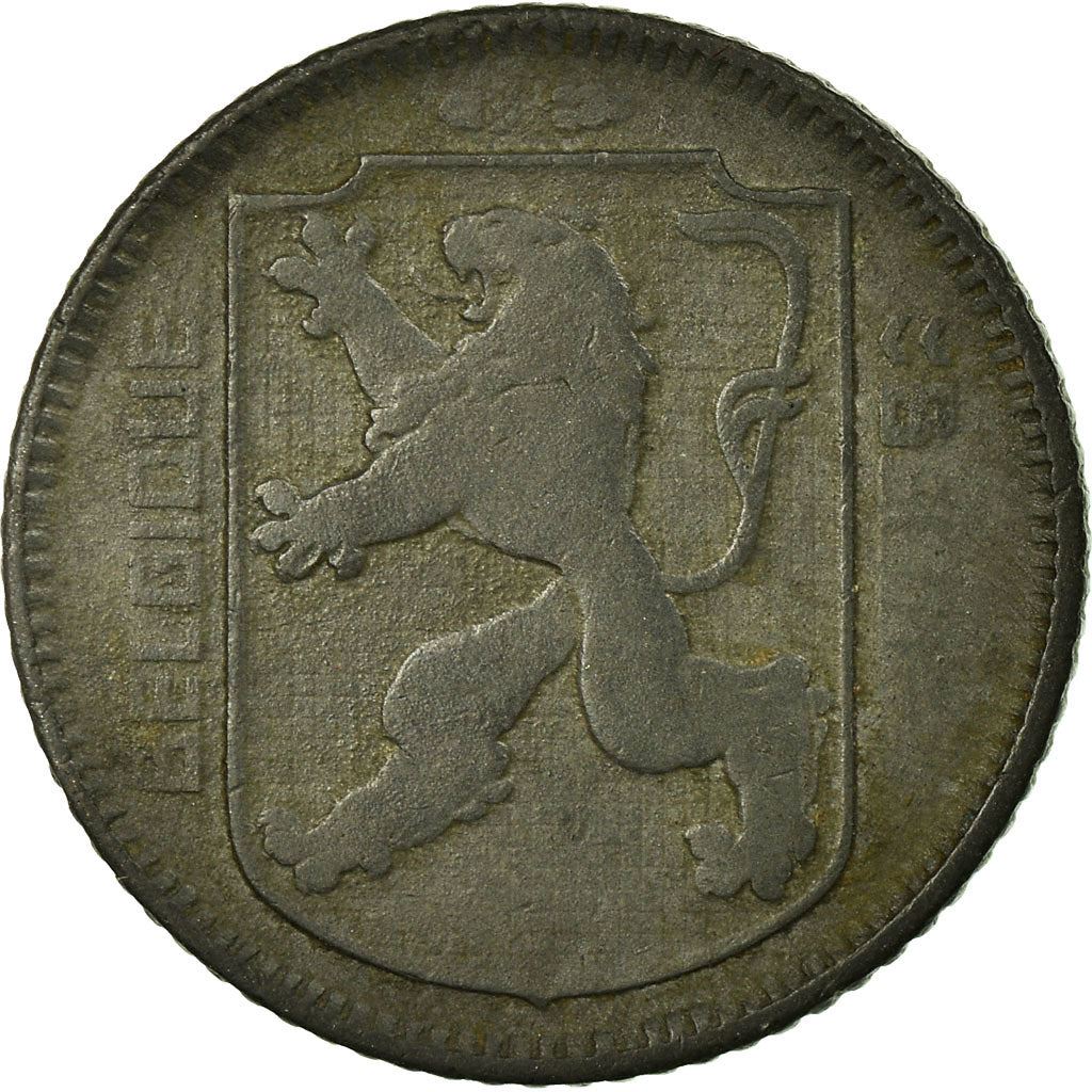 Belgian Coin 1 Franc - Léopold III BELGIQUE | Escutcheon | Lion | KM127 | 1941 - 1947