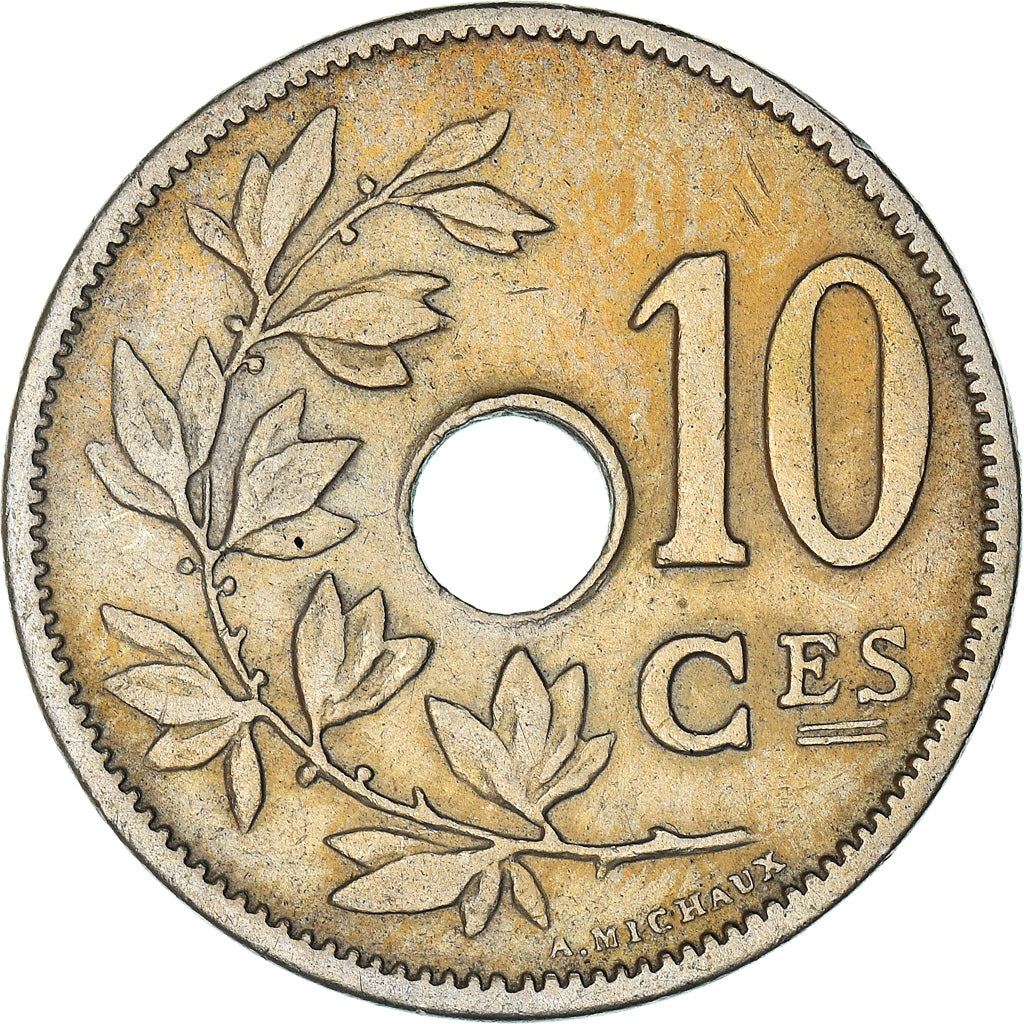 Belgian Coin 10 Centimes - Léopold II Belgique | Olive | Star | KM52 | 1903 - 1906