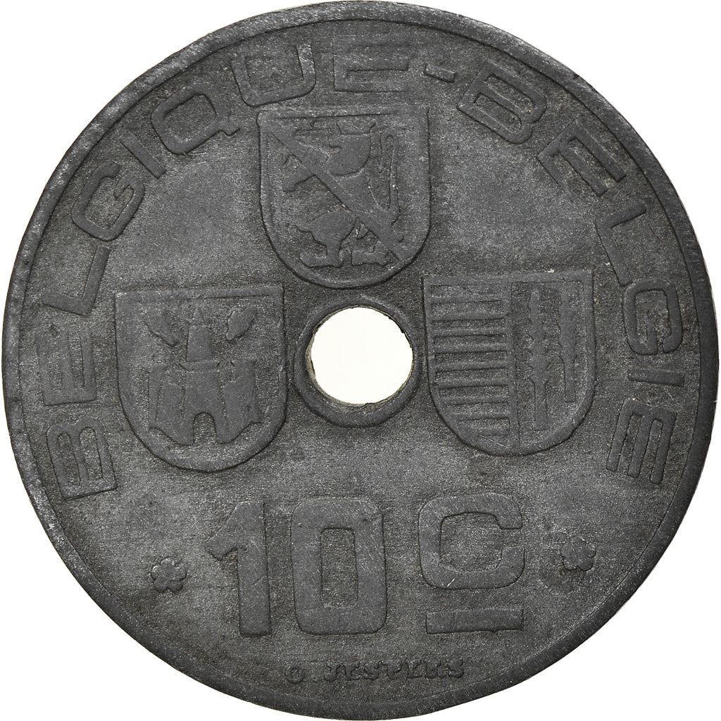 Belgian Coin 10 Centimes - Léopold III BELGIQUE | Liège | Arlon | KM125 | 1941 - 1946