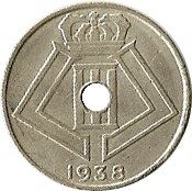 Belgian Coin 10 Centimes - Léopold III BELGIQUE | Namur | Hasselt | KM112 | 1938 - 1939