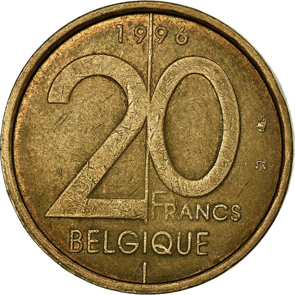 Belgian Coin 20 Francs - Albert II Belgique | Angel | Scales | KM191 | 1994 - 2001