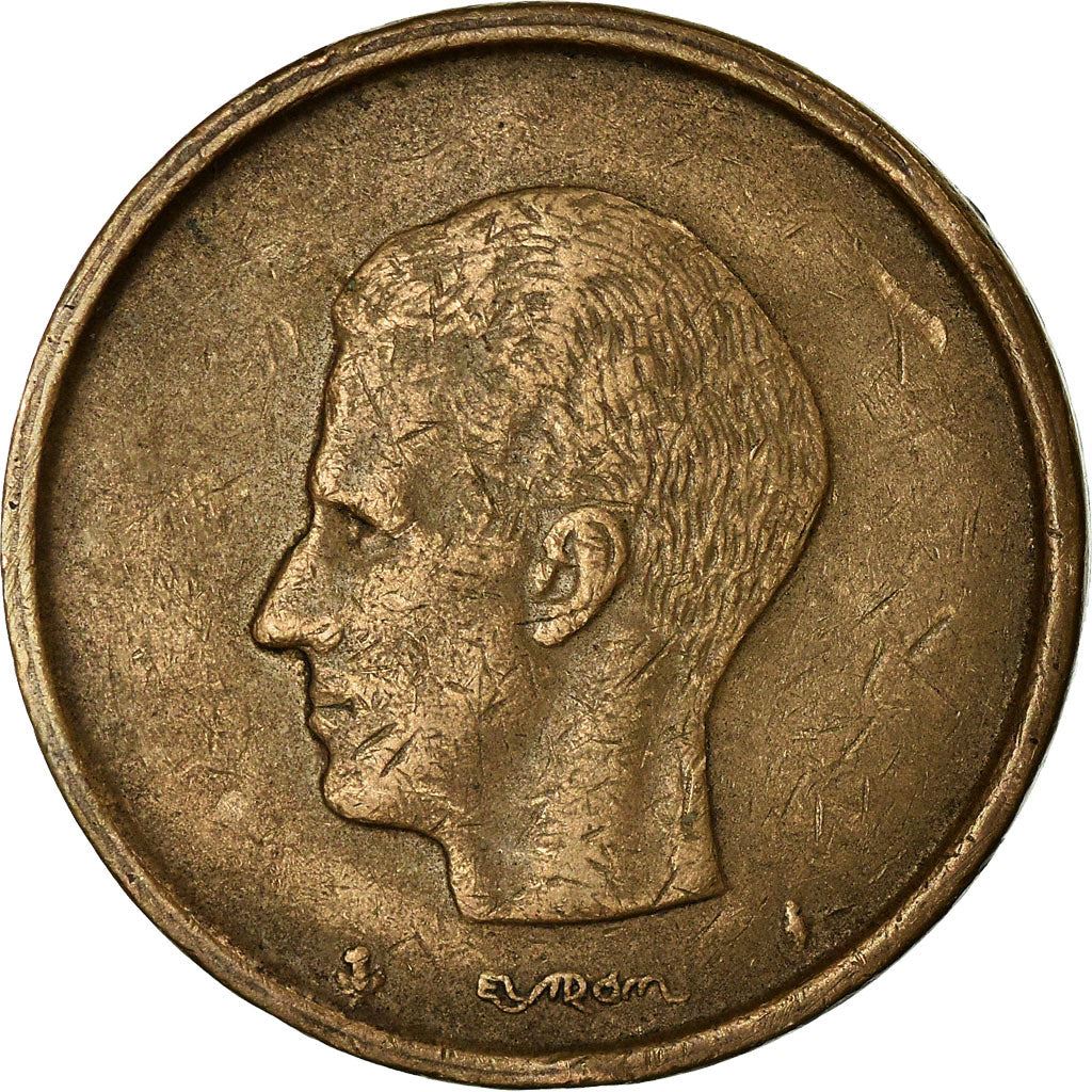 Belgian Coin 20 Francs - Baudouin I België | Scales | Angel | KM160 | 1980 - 1993