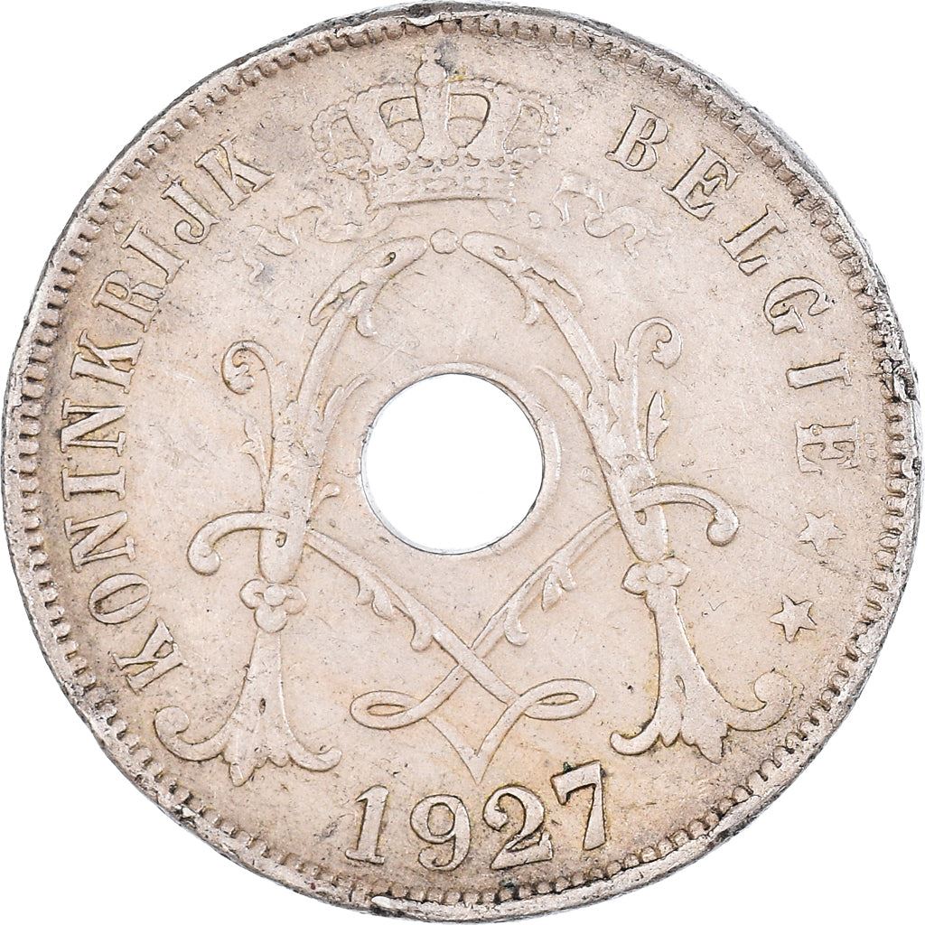 Belgian Coin 25 Centimes - Albert I België | Olive Branch | Star | KM69 | 1910 - 1929