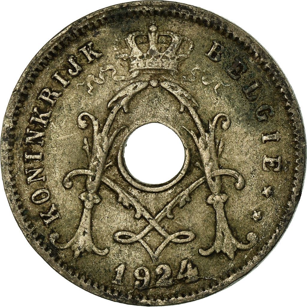 Belgian Coin 5 Centimes - Albert I België | Olive Branch | Star | KM67 | 1910 - 1931