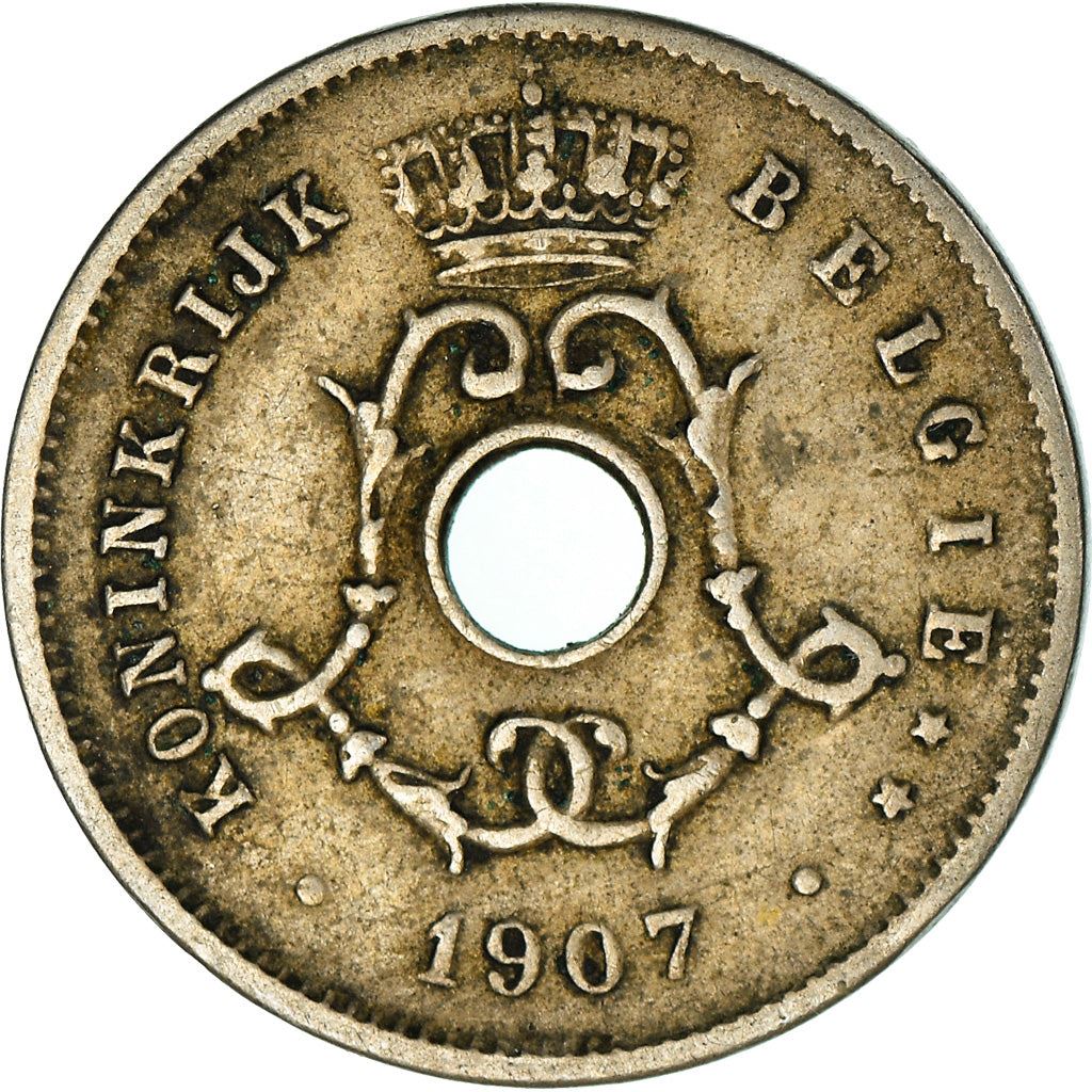 Belgian Coin 5 Centimes - Léopold II België | Olive Branch | Star | KM55 | 1904 - 1907