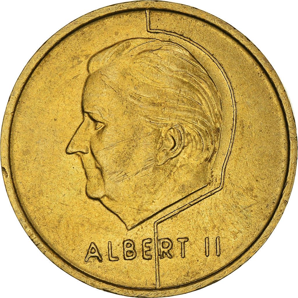 Belgian Coin 5 Francs - Albert II België | Angel | Privy | Scales | KM190 | 1994 - 2001