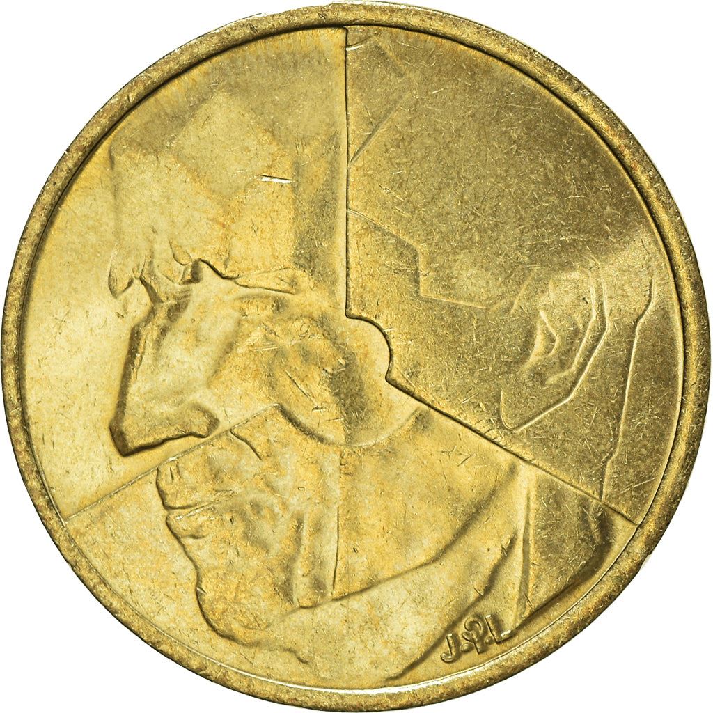 Belgian Coin 5 Francs - Baudouin I Belgique | Angel | Scales | KM163 | 1986 - 1993