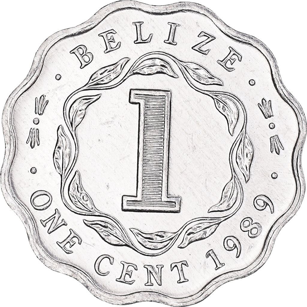 Belizean 1 Cent Coin | Queen Elizabeth II | KM33a | Belize | 1976 - 2018