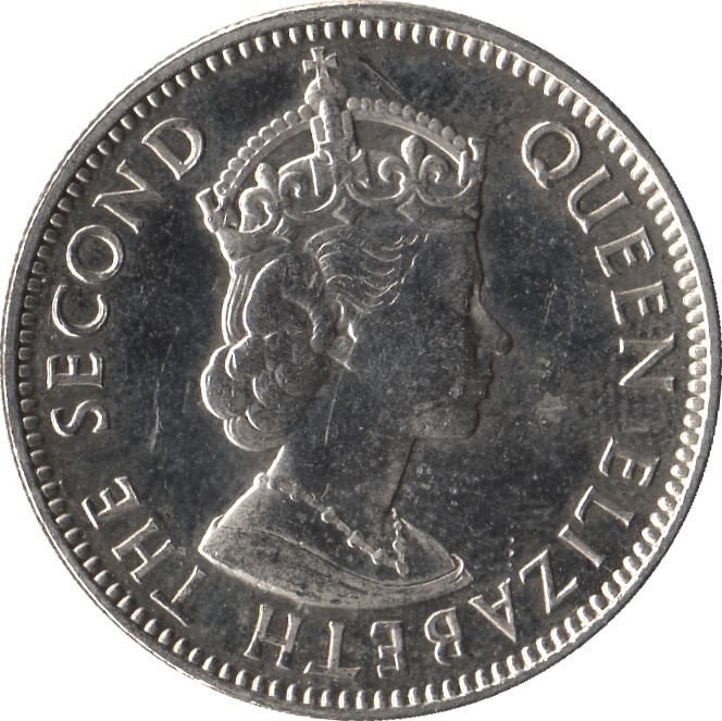 Belizean Coin 25 Cents | Queen Elizabeth II | KM36 | Belize | 1974 - 2017