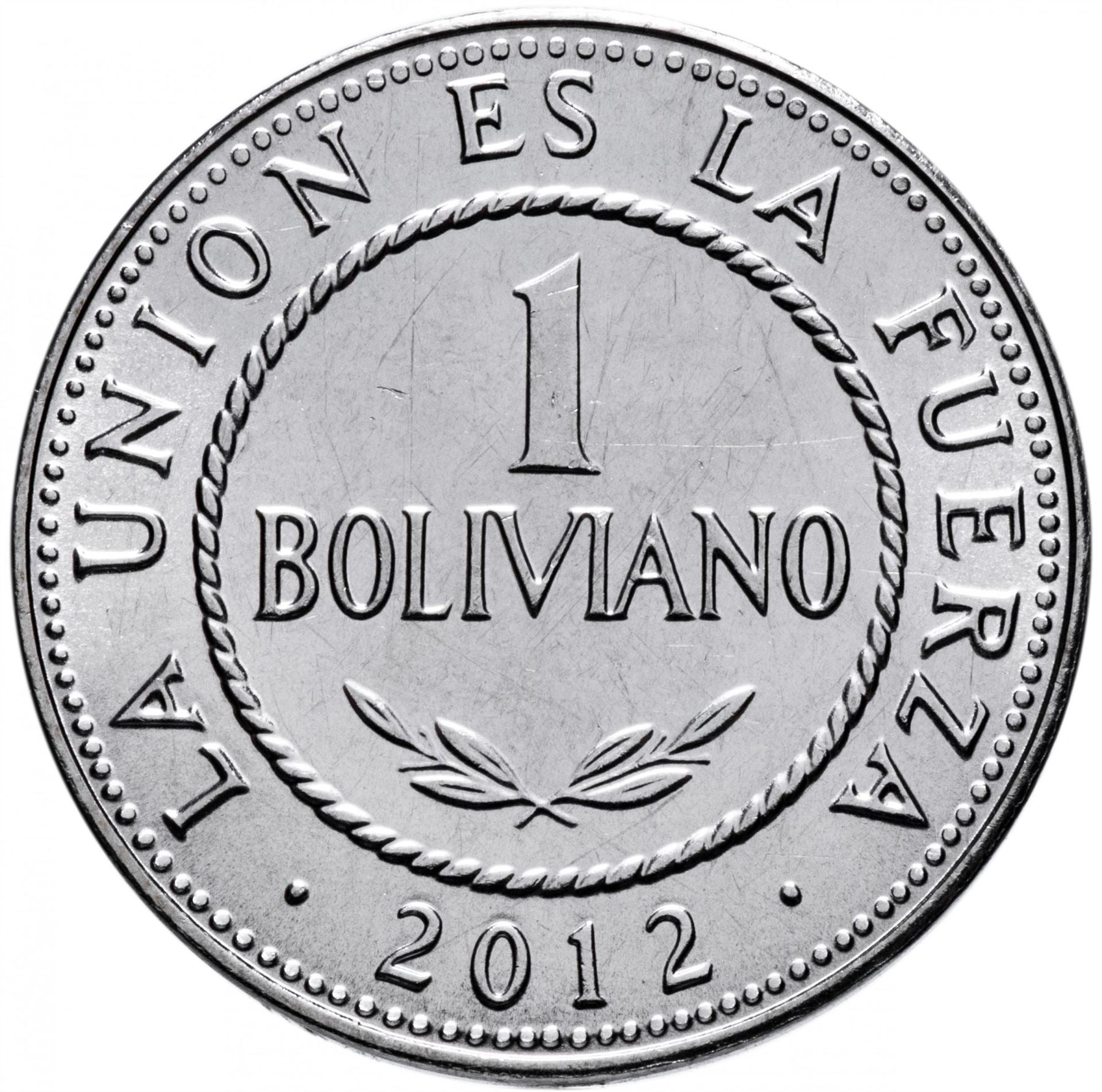 Bolivia 1 Boliviano | KM217 | 2010 - 2017