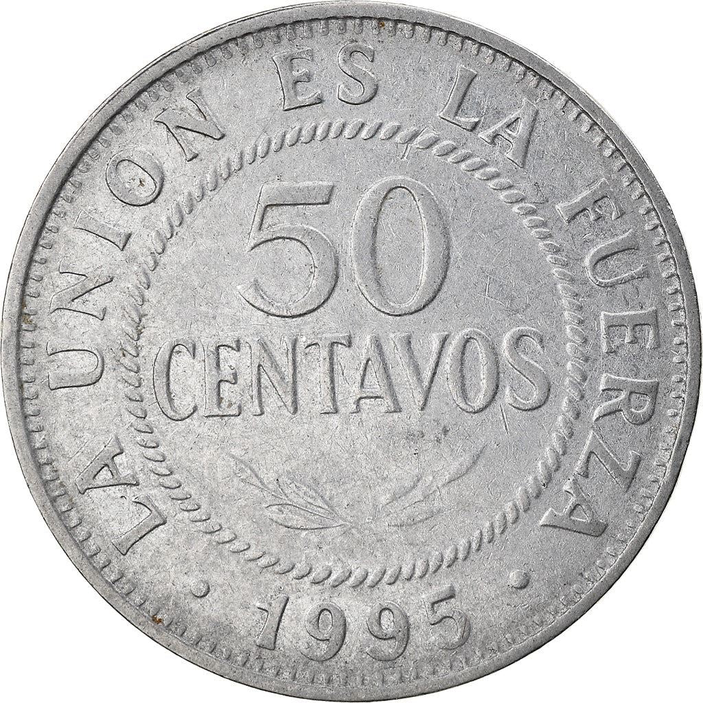 Bolivia 50 Centavos Coin | Rope | KM204 | 1987 - 2008